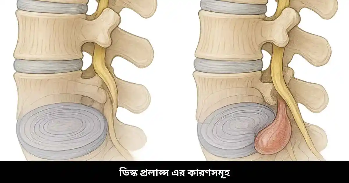 ডিস্ক প্রলাপ্স এর কারণসমূহ