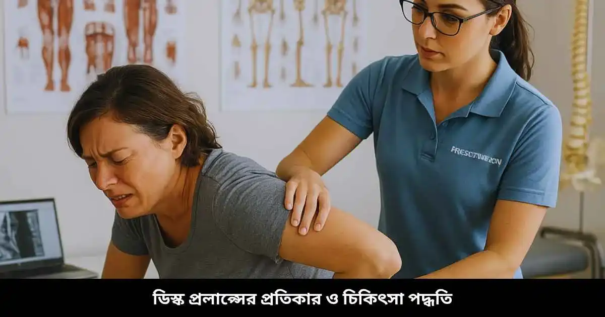 ডিস্ক প্রলাপ্সের প্রতিকার ও চিকিৎসা পদ্ধতি