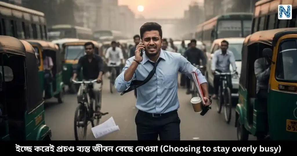 ইচ্ছে করেই প্রচণ্ড ব্যস্ত জীবন বেছে নেওয়া