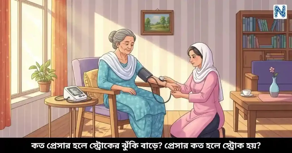 কত প্রেসার হলে স্ট্রোকের ঝুঁকি বাড়ে প্রেসার কত হলে স্ট্রোক হয়