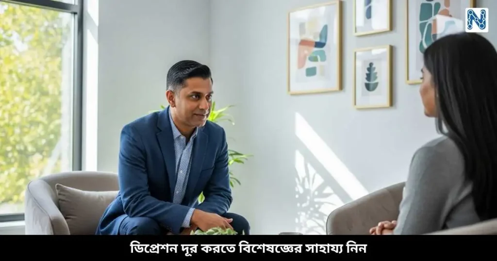 ডিপ্রেশন থেকে বেরিয়ে আসার উপায় হিসেবে বিশেষজ্ঞের সাহায্য নিয়ে নিন