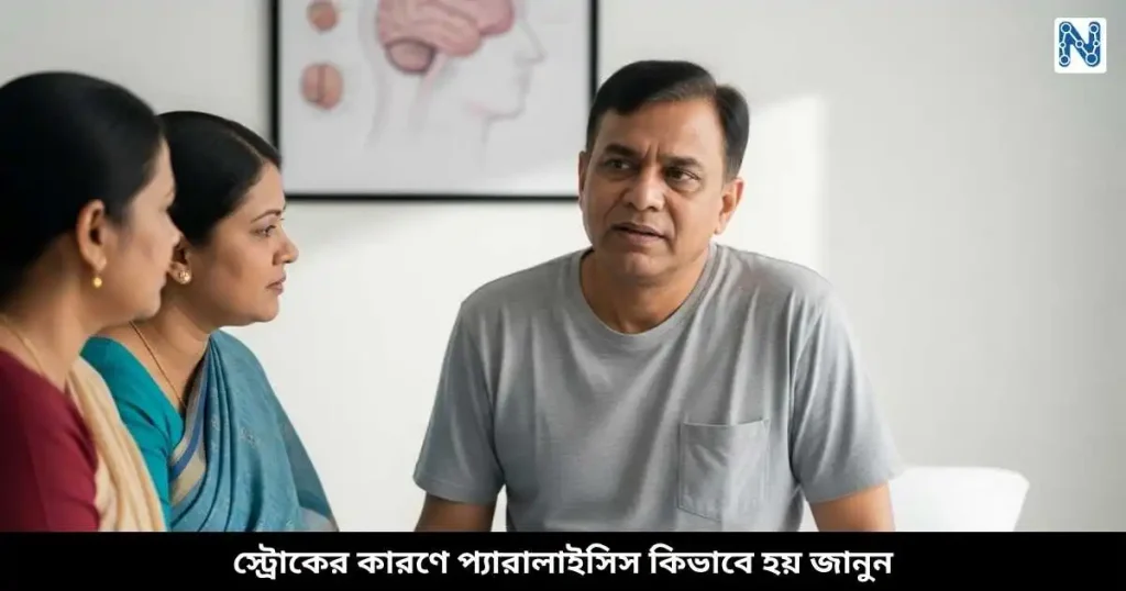 স্ট্রোকের কারণে প্যারালাইসিস কিভাবে হয় জানুন