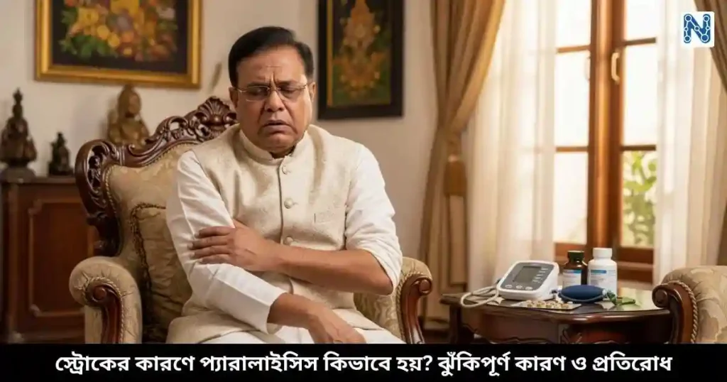 স্ট্রোকের কারণে প্যারালাইসিস কিভাবে হয় ঝুঁকিপূর্ণ কারণ ও প্রতিরোধ