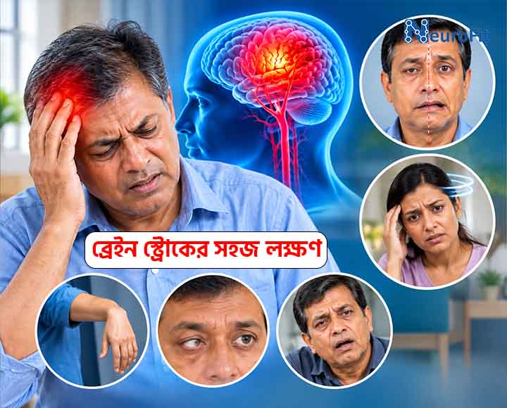 ব্রেইন স্ট্রোকের সহজ লক্ষণ